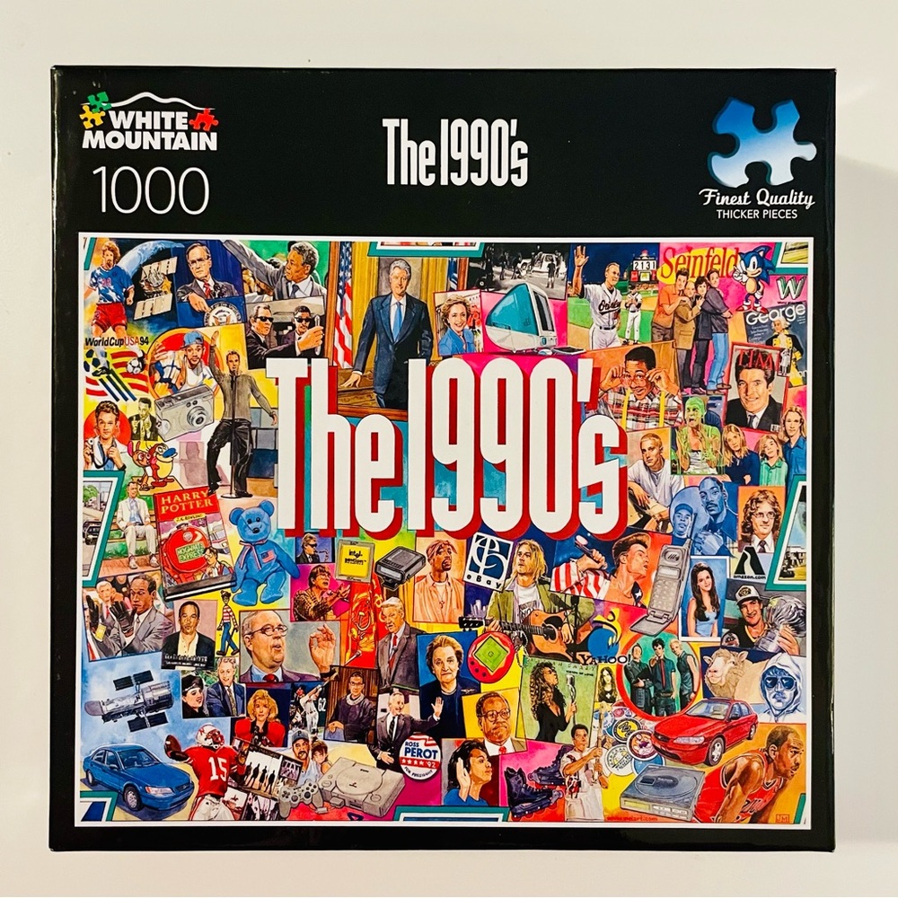 White Mountain 1,000 Piece Puzzle | The 1990's